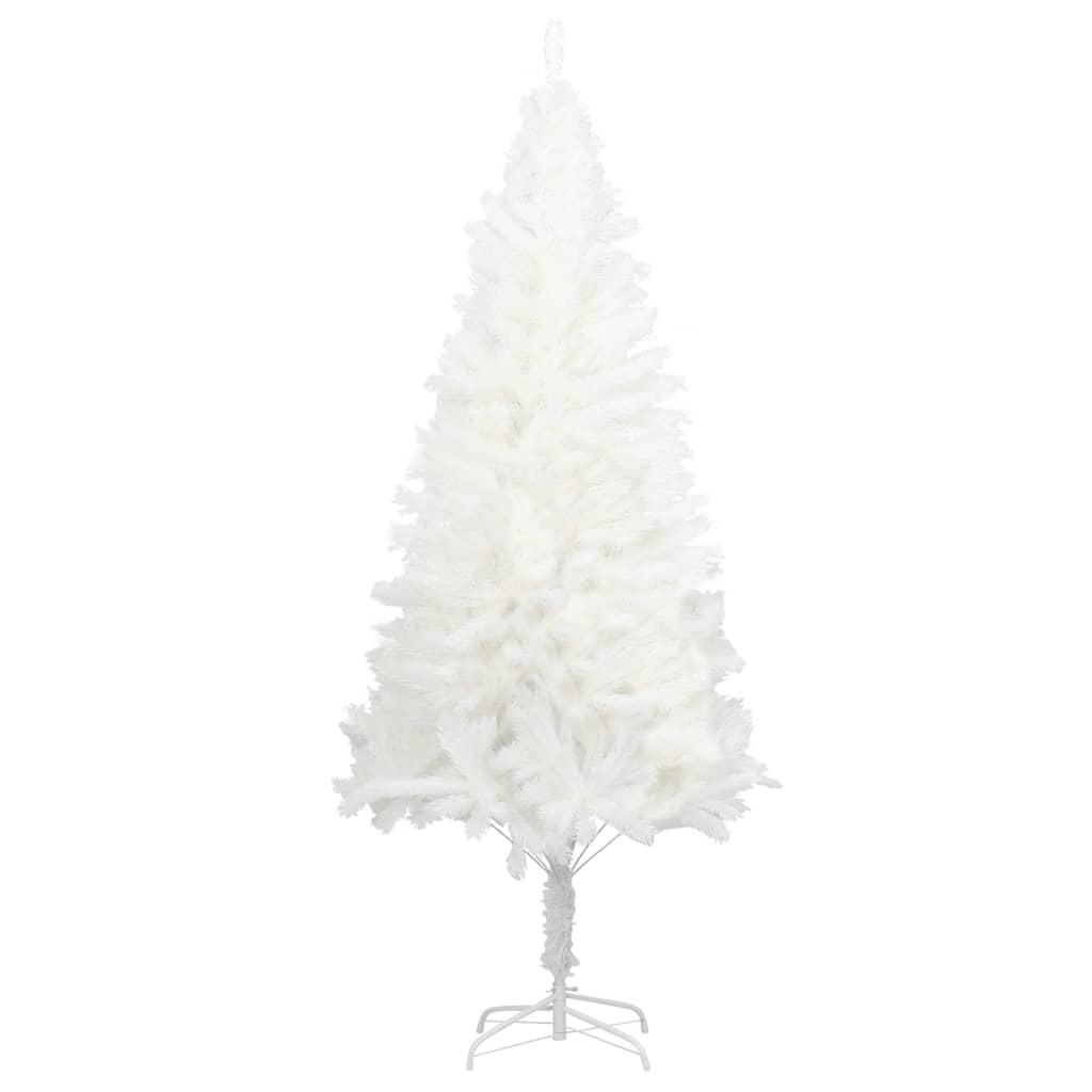 Árvore de Natal artificial agulhas realistas 180 cm branco - Image 2