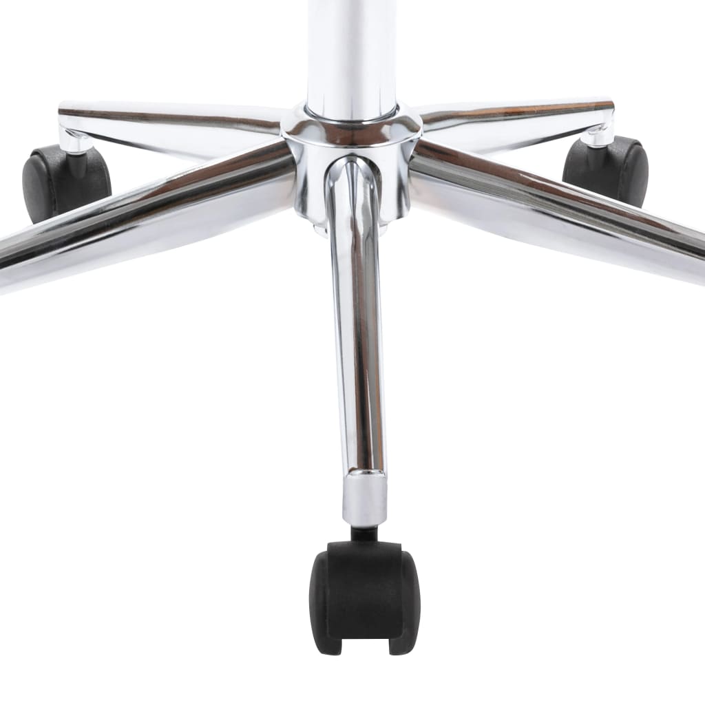 Cadeira escritório giratória madeira curvada/couro artif. preto - Image 5