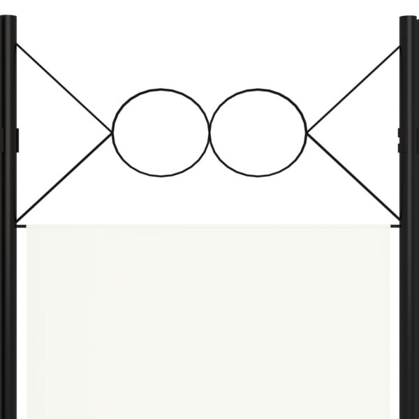 Divisória de quarto com 4 painéis 160x180 cm branco - Image 5