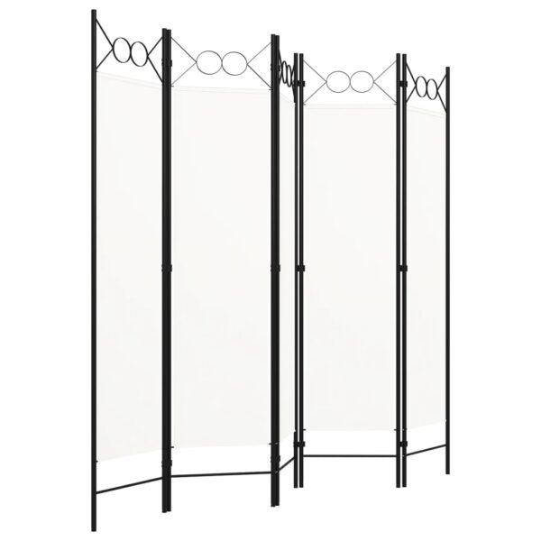 Divisória de quarto com 5 painéis 200x180 cm branco - Image 2