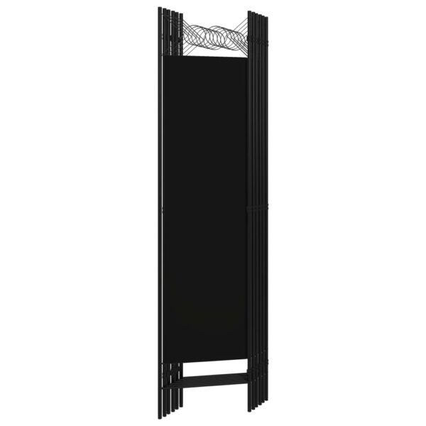 Divisória de quarto com 6 painéis 240x180 cm preto - Image 4
