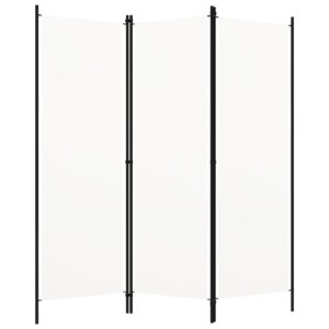 Divisória de quarto com 3 painéis 150x180 cm branco