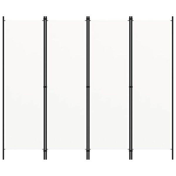 Divisória de quarto com 4 painéis 200x180 cm branco - Image 3