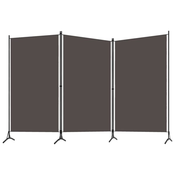 Divisória de quarto com 3 painéis 260x180 cm antracite - Image 2