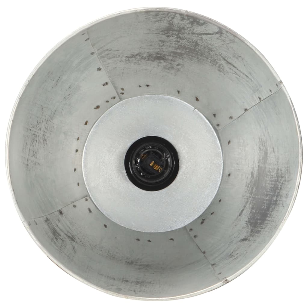 Candeeiros de chão 3 pcs E27 mangueira maciça prateado - Image 10