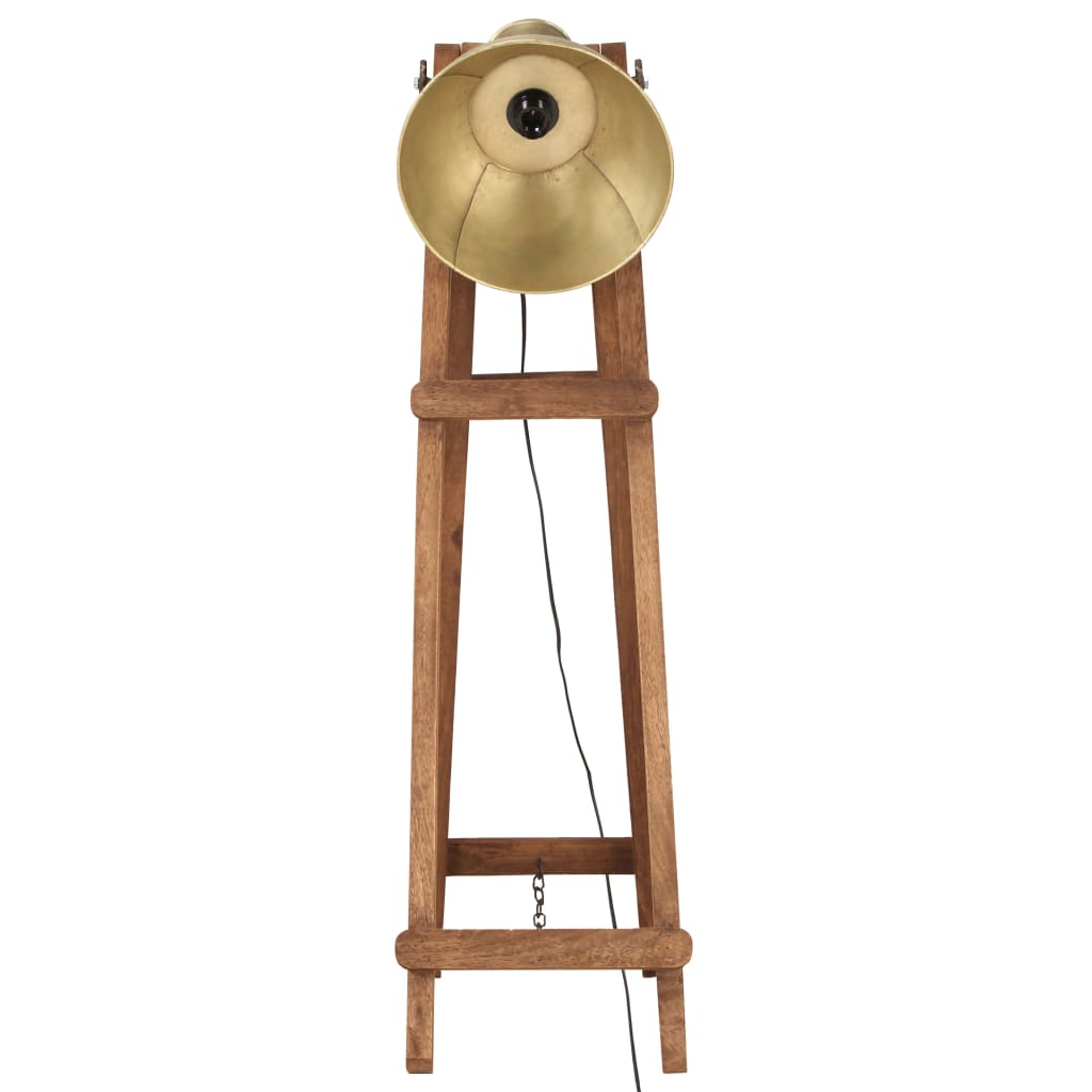 Candeeiros de chão 3 pcs E27 mangueira maciça cor bronze - Image 4