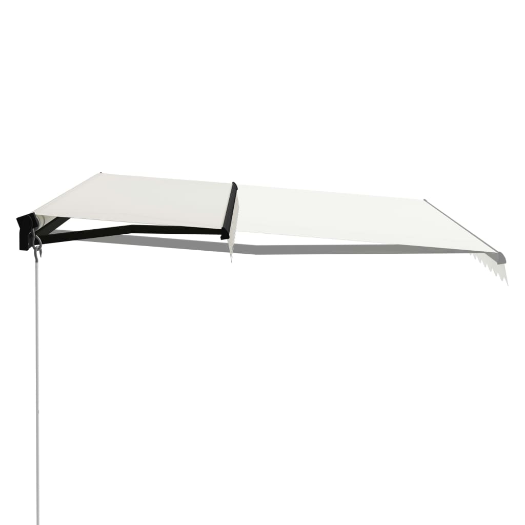 Toldo retrátil manual 400x300 cm cor creme - Image 2