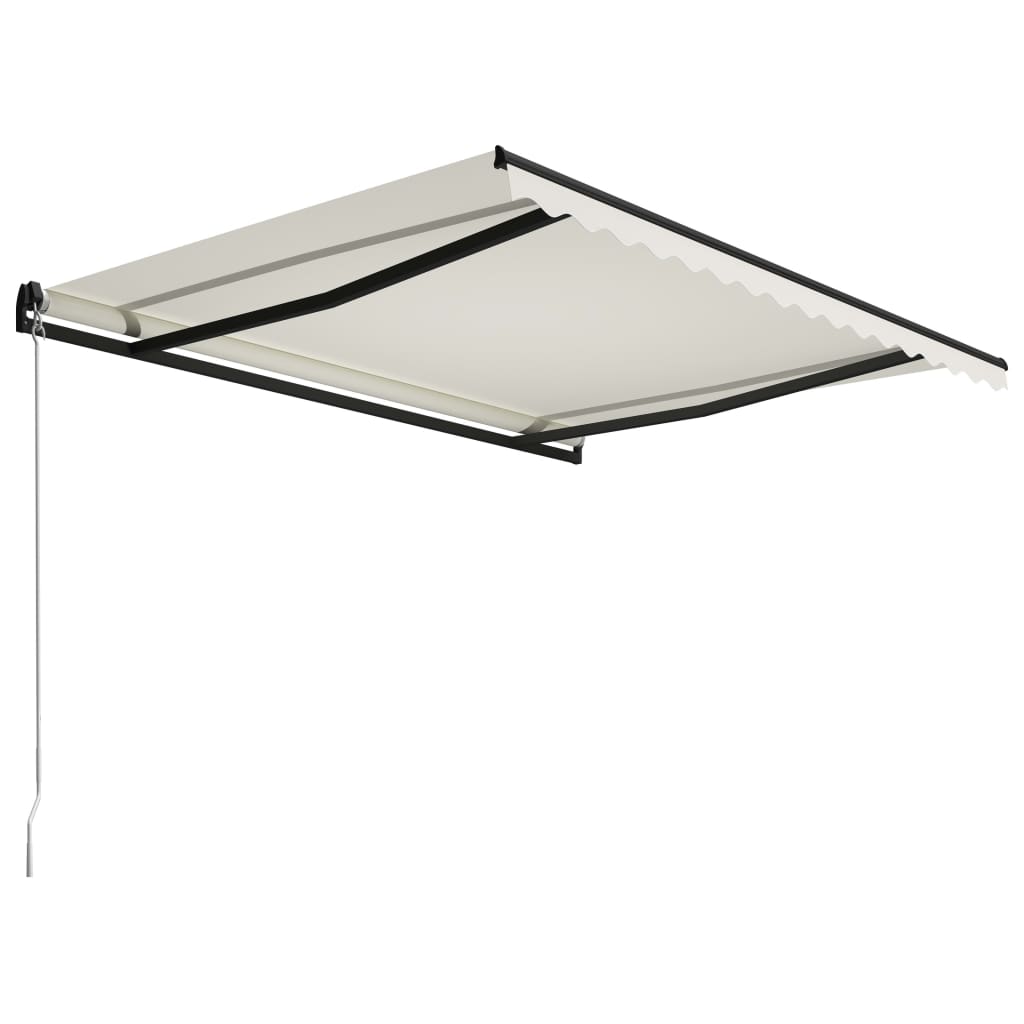 Toldo retrátil manual 400x300 cm cor creme - Image 3