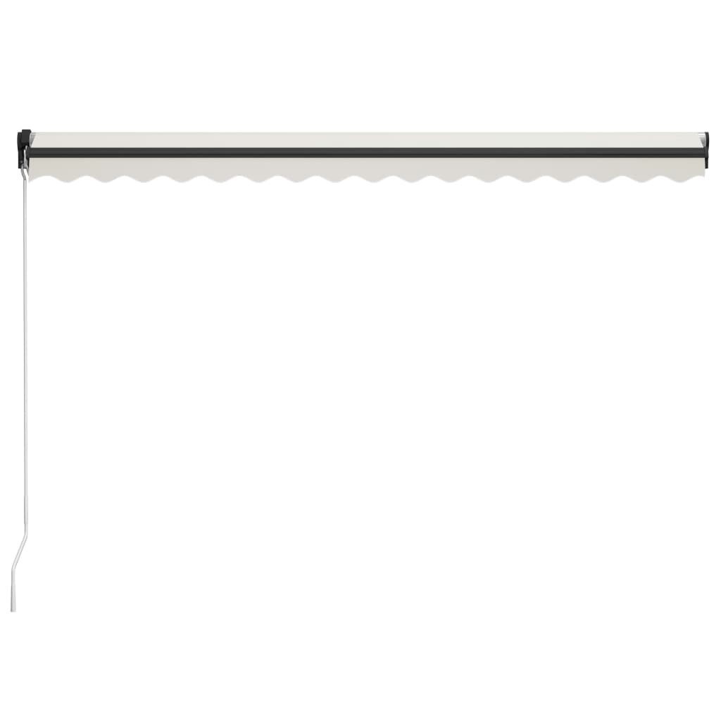 Toldo retrátil manual 400x300 cm cor creme - Image 4