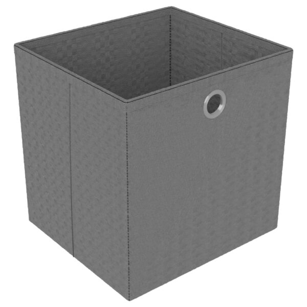 Unidade prateleira 5 cubos c/ caixas 103x30x72,5cm tecido preto - Image 7