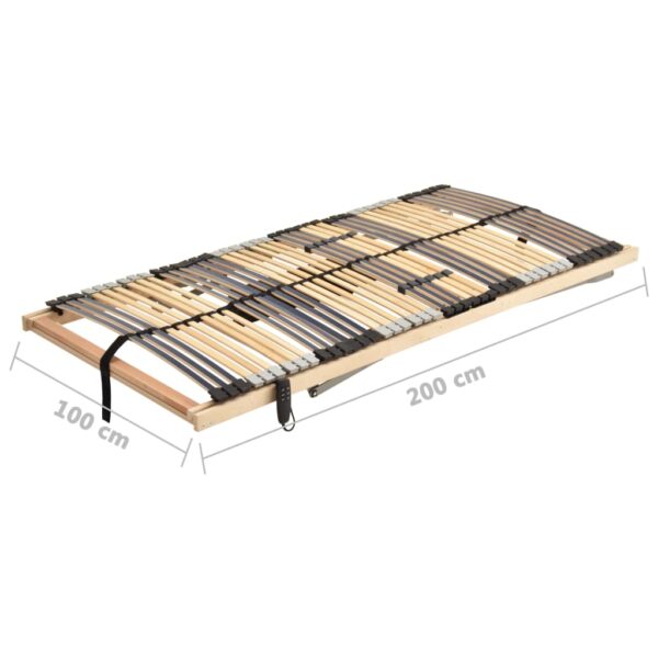 Estrado de ripas elétrico com 42 ripas 7 zonas 100x200 cm - Image 11