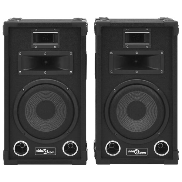 Colunas de palco Hifi profissionais passivas 2 pcs 800 W preto - Image 3