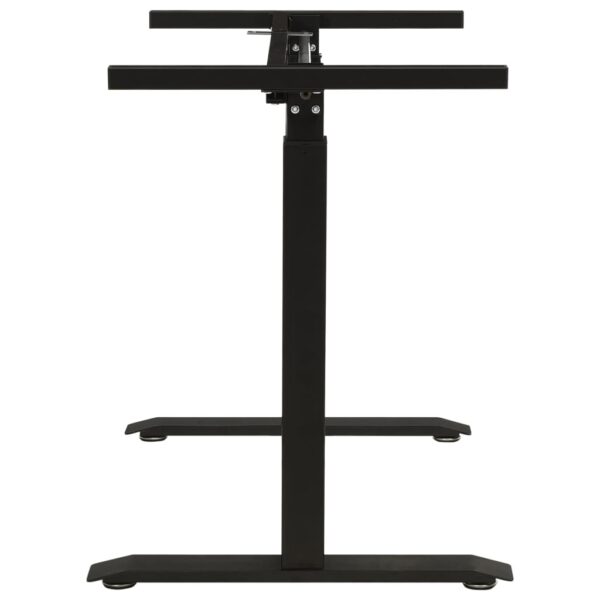 Estrutura mesa ajustável em altura com manivela preto - Image 5
