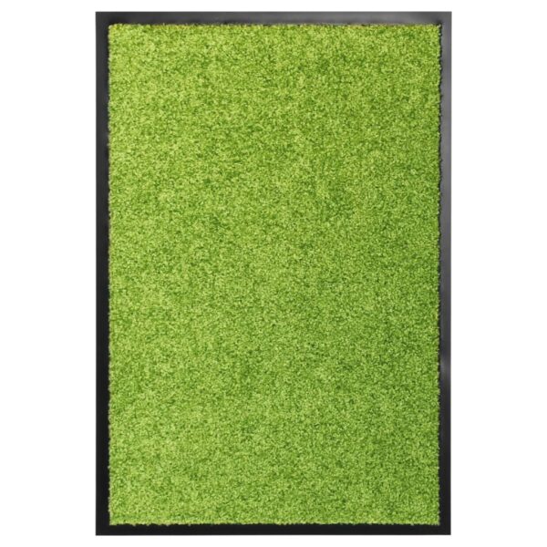 Tapete de porta lavável 40x60 cm verde