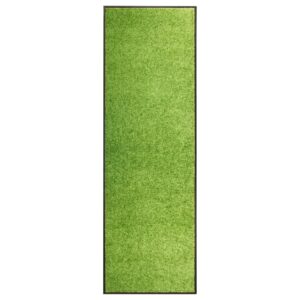Tapete de porta lavável 60x180 cm verde