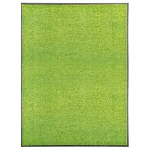 Tapete de porta lavável 90x120 cm verde
