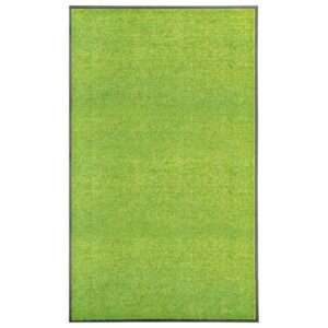Tapete de porta lavável 90x150 cm verde
