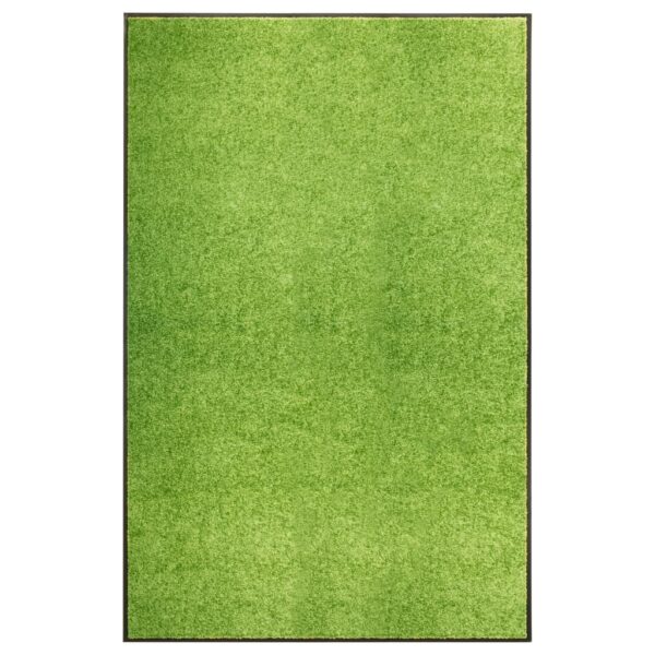 Tapete de porta lavável 120x180 cm verde