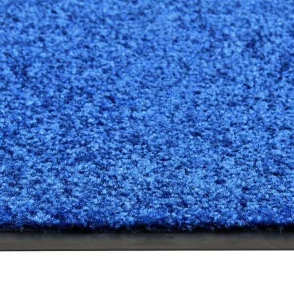 Tapete de porta lavável 60x180 cm azul - Image 3