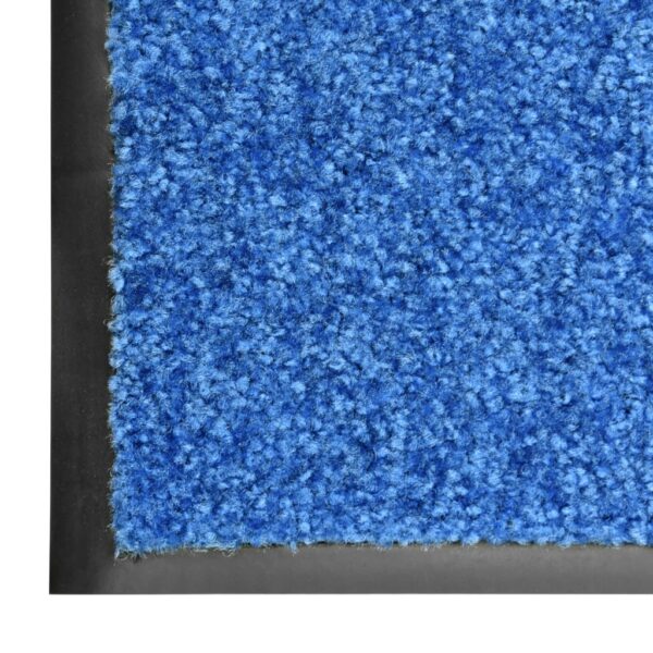 Tapete de porta lavável 60x180 cm azul - Image 5