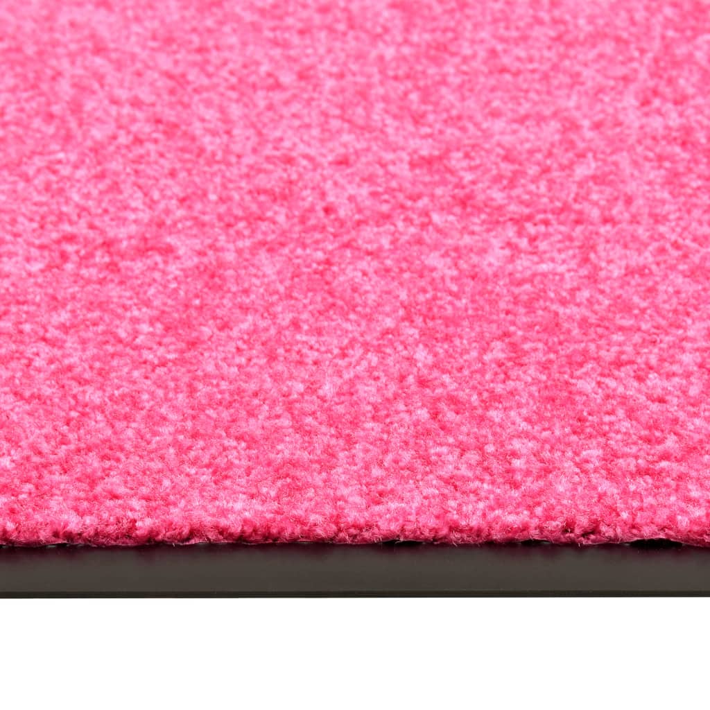Tapete de porta lavável 60x90 cm rosa - Image 5