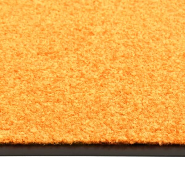 Tapete de porta lavável 60x90 cm laranja - Image 3