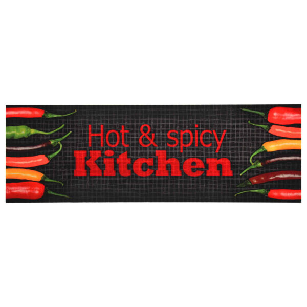 Tapete de cozinha lavável com design Hot&Spicy 45x150 cm - Image 2