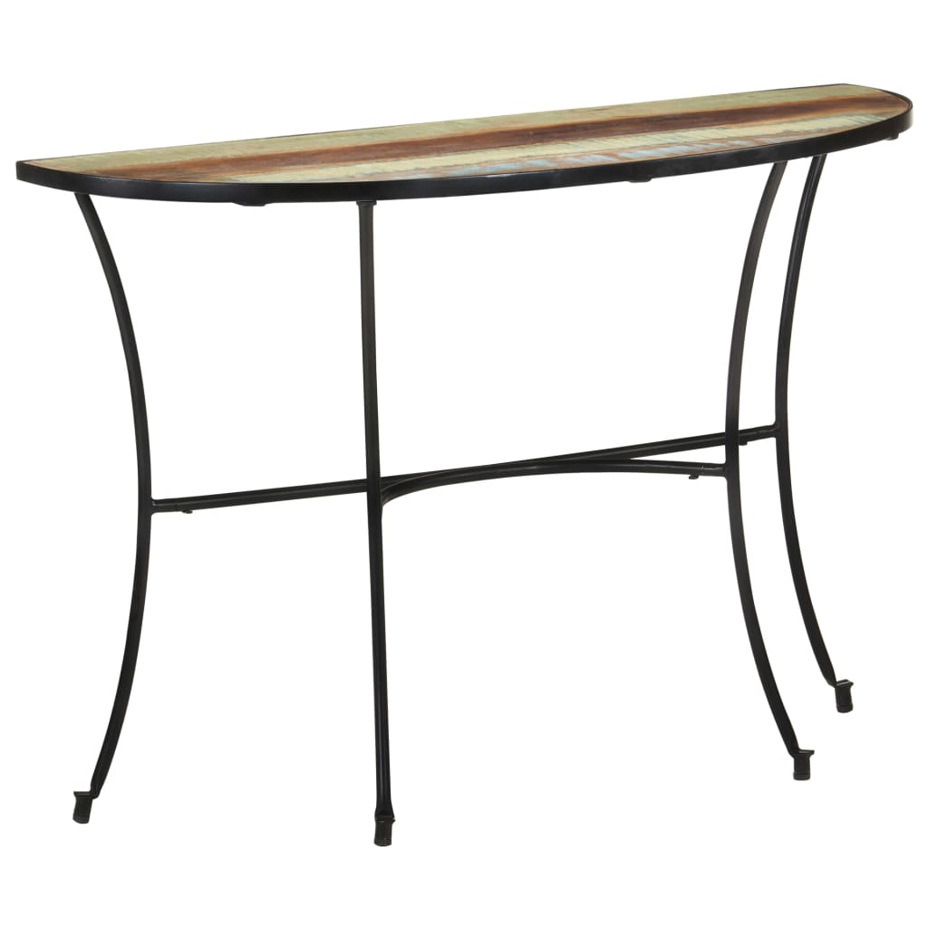 Mesa de apoio 110x40x77 cm madeira recuperada maciça - Image 12