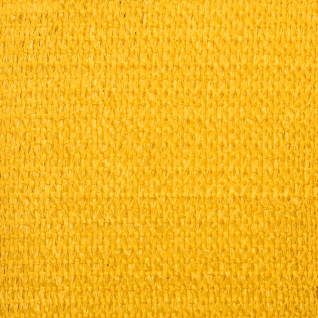 Para-sol estilo vela retangular 160 g/m² 6x8 m PEAD amarelo - Image 8