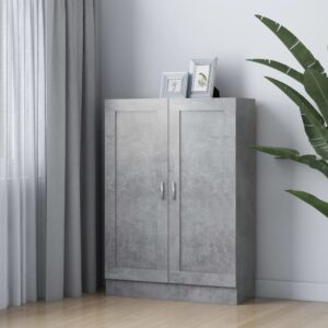 Estante 82,5x30,5x115 cm derivados de madeira cinzento cimento