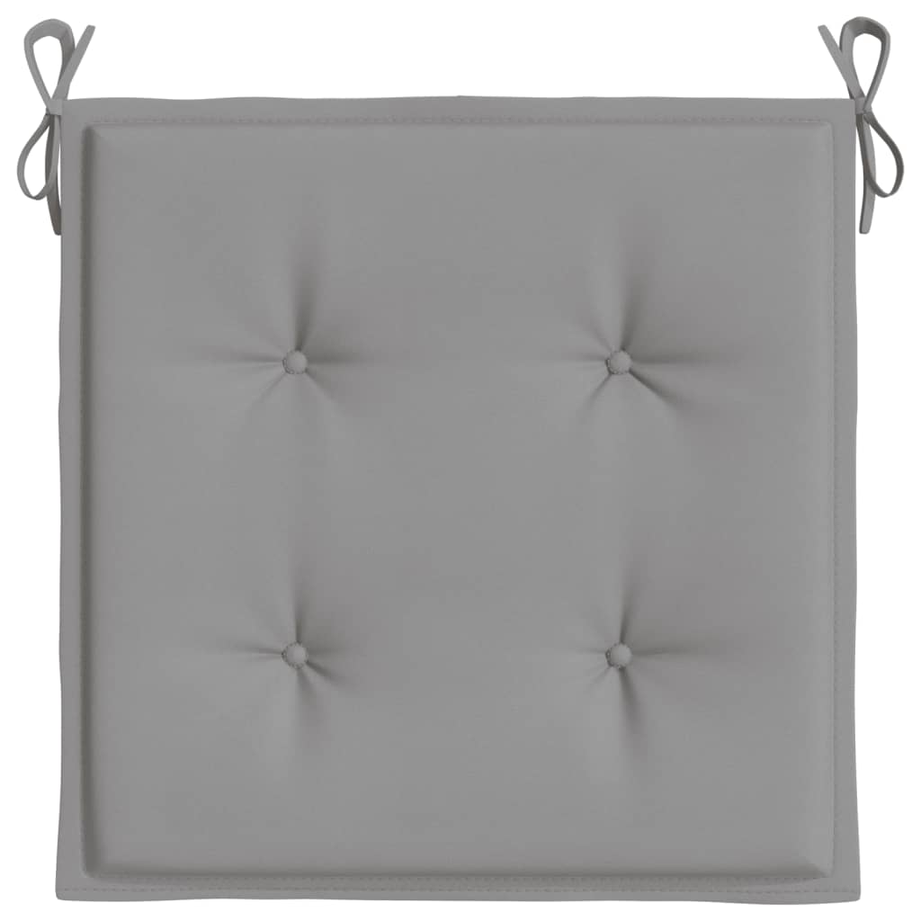 Almofadões p/ cadeiras jardim 6pcs 40x40x3 cm oxford cinza - Image 5