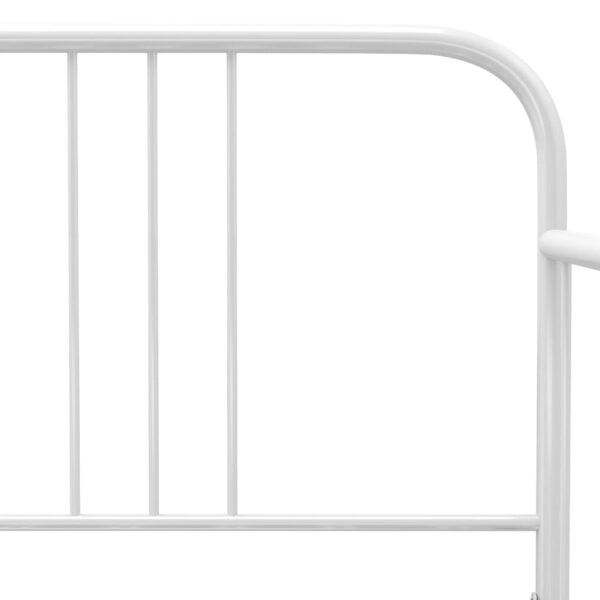 Estrutura sofá-cama de puxar 90x200 cm metal branco - Image 10