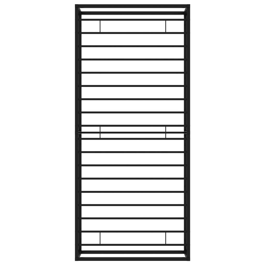 Estrutura de cama 100x200 cm metal preto - Image 6