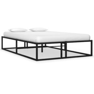 Estrutura de cama 120x200 cm metal preto