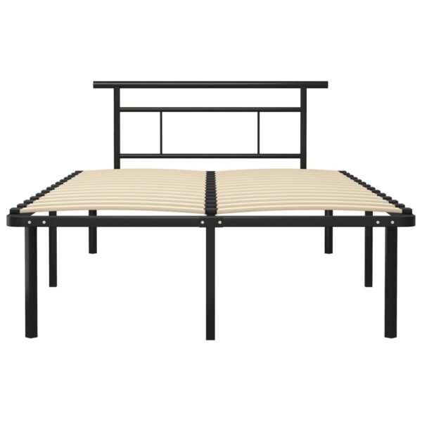 Estrutura de cama 120x200 cm metal preto - Image 3