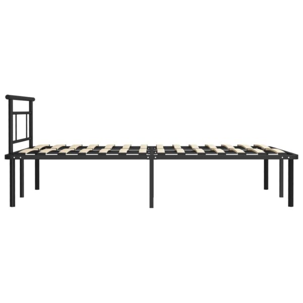 Estrutura de cama 120x200 cm metal preto - Image 4