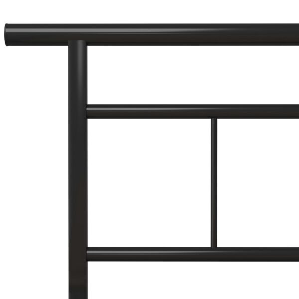 Estrutura de cama 120x200 cm metal preto - Image 5