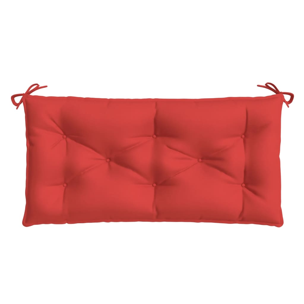 Almofadão p/ banco de jardim 100x50x7cm tecido oxford vermelho - Image 3