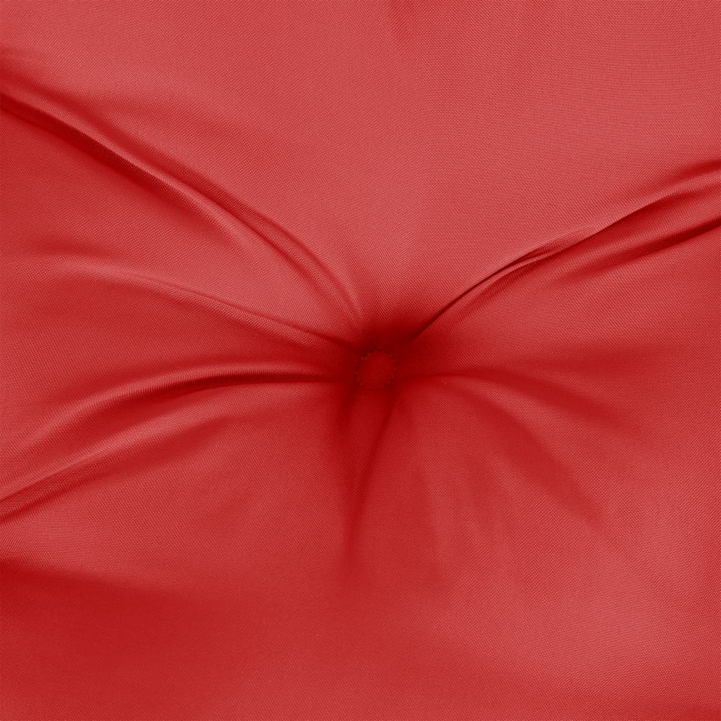 Almofadão p/ banco de jardim 100x50x7cm tecido oxford vermelho - Image 4