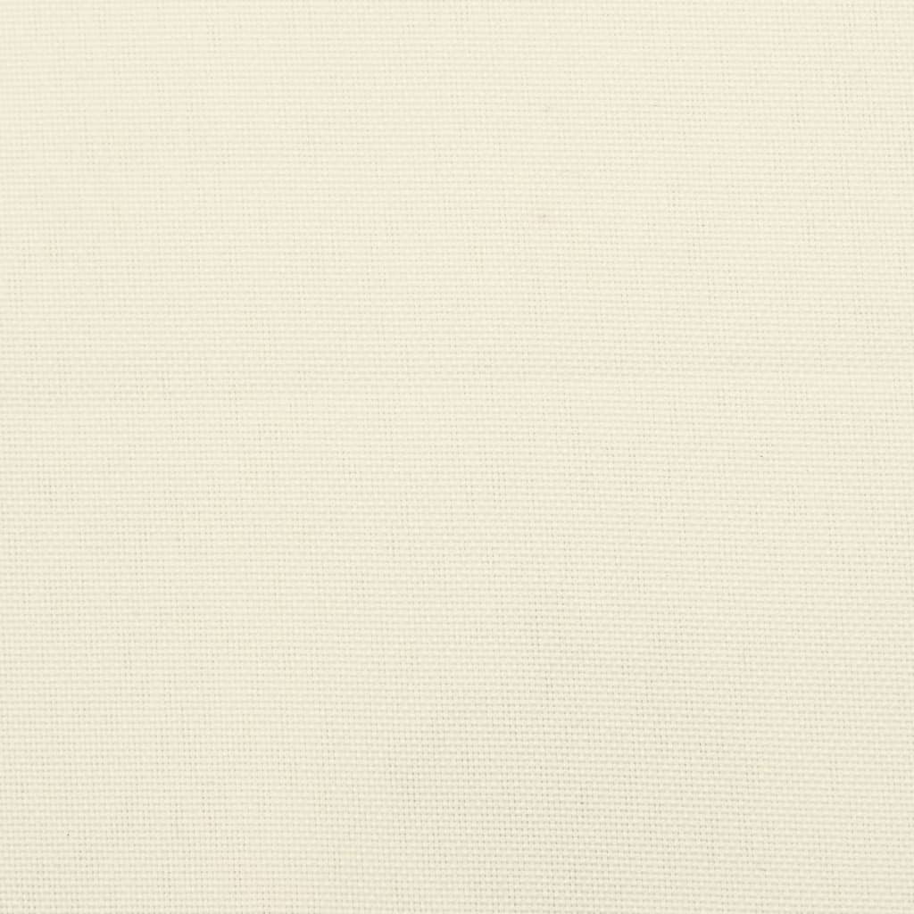 Almofadão p/ banco de jardim tecido oxford branco nata - Image 5