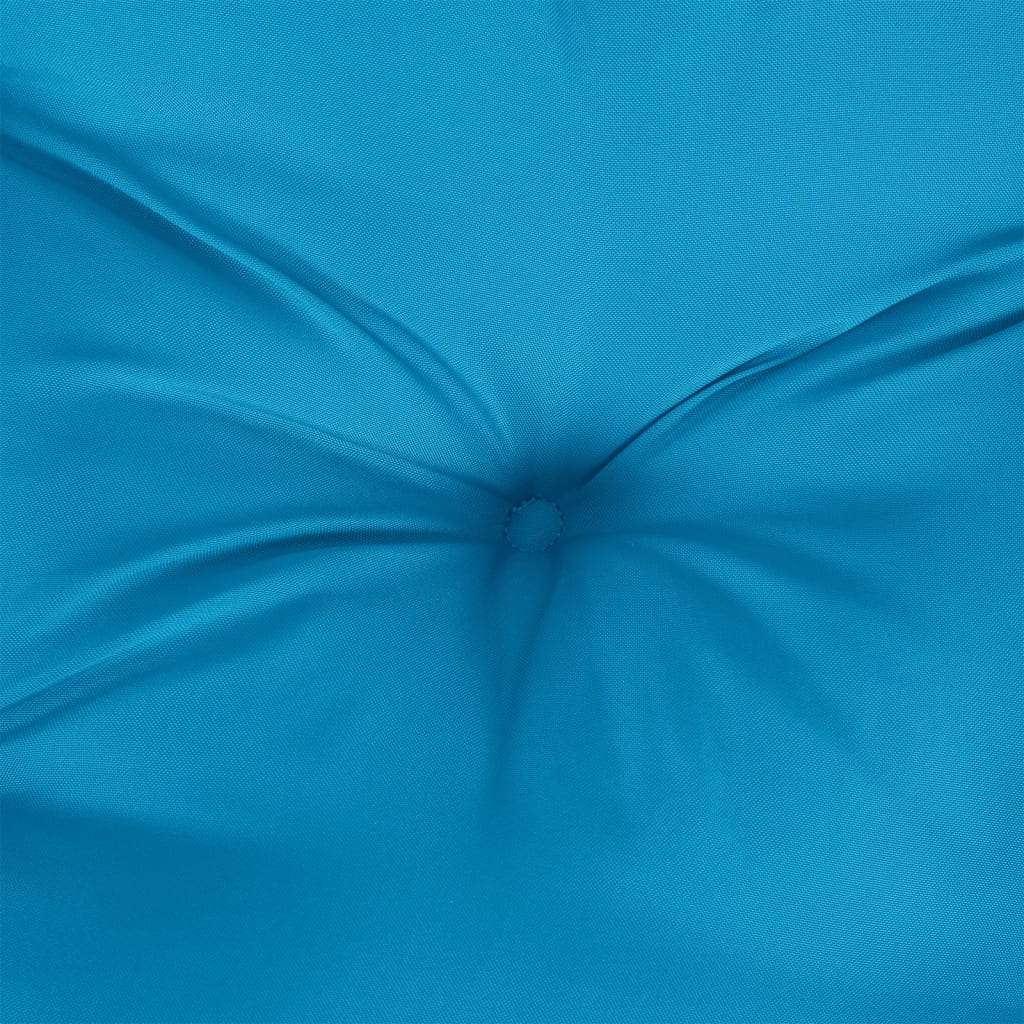 Almofadão p/ banco jardim 180x50x7 cm tecido oxford azul-claro - Image 4