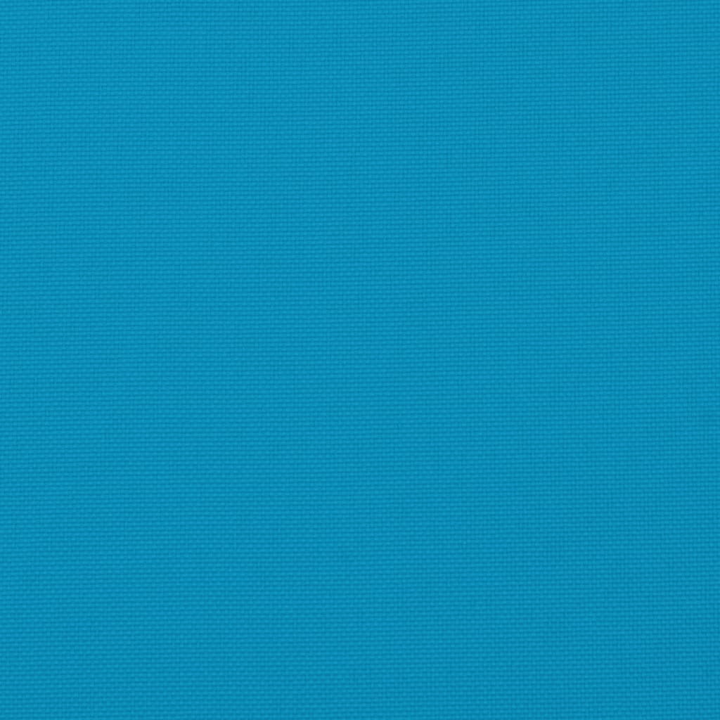 Almofadão p/ banco jardim 180x50x7 cm tecido oxford azul-claro - Image 5