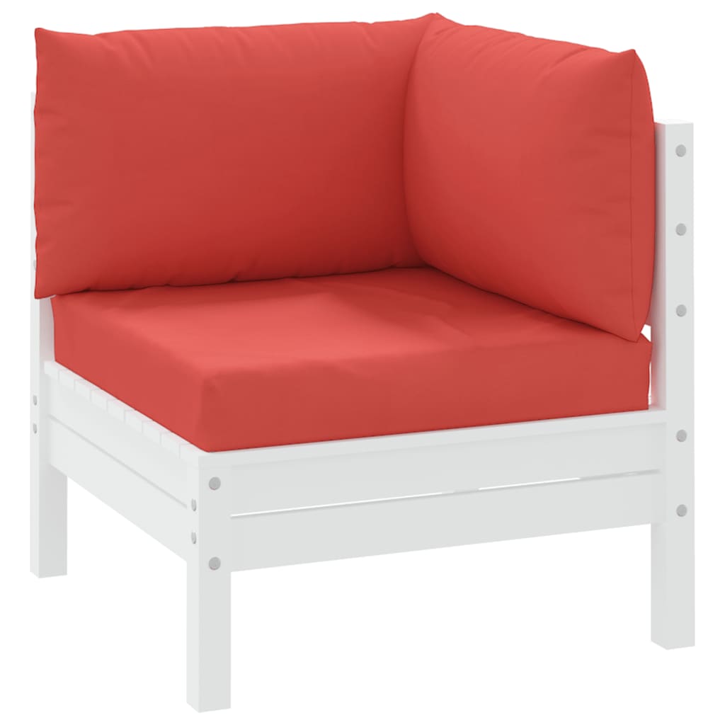 Almofadões p/ móveis de paletes 3 pcs tecido oxford vermelho - Image 2