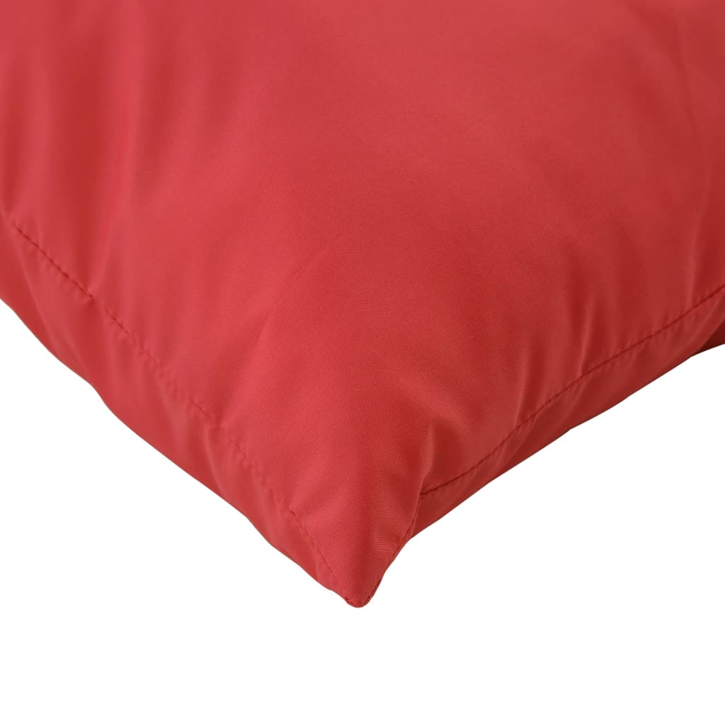 Almofadões p/ móveis de paletes 3 pcs tecido oxford vermelho - Image 6