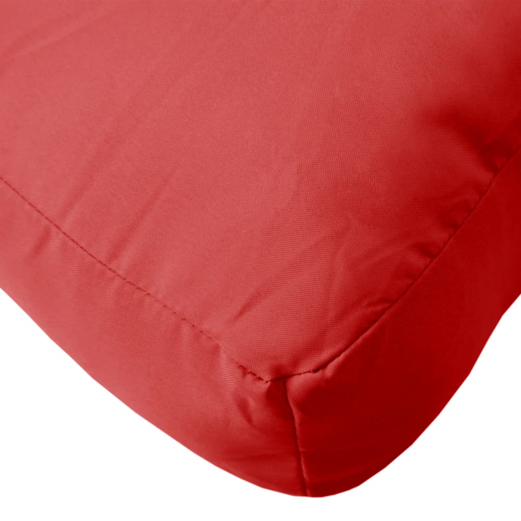 Almofadões p/ móveis de paletes 3 pcs tecido oxford vermelho - Image 7