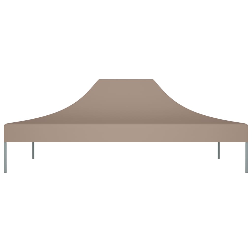 Teto para tenda de festas 4,5x3 m 270 g/m² cinzento-acastanhado - Image 3