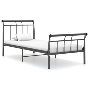 Estrutura de cama 90x200 cm metal preto
