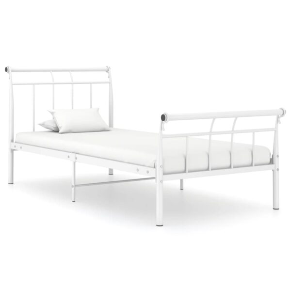 Estrutura de cama metal 90x200 cm branco