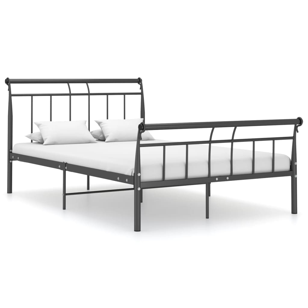 Estrutura de cama 120x200 cm metal preto