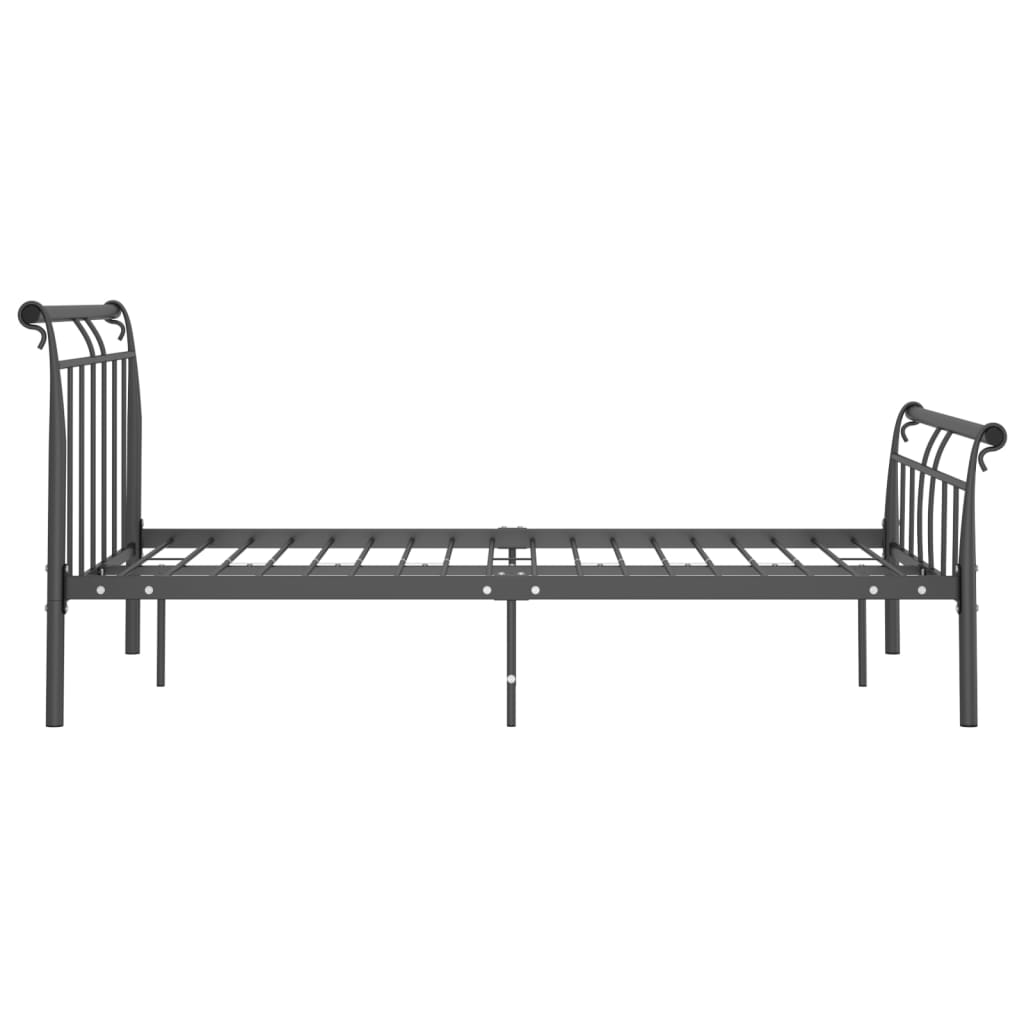 Estrutura de cama 120x200 cm metal preto - Image 3